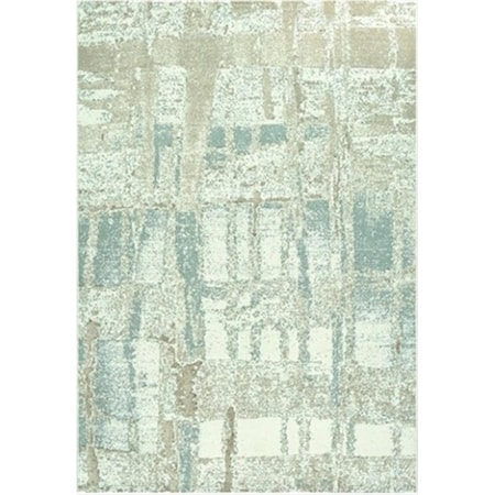 Dynamic Rugs Mysterio 5.3 x 7.7 1205-100 Rug - Ivory MS691205100